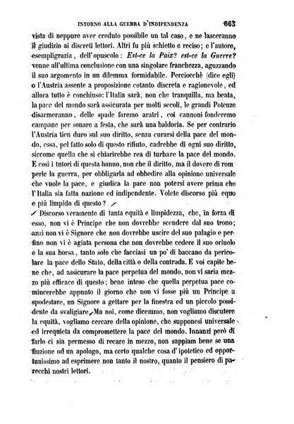 La civiltà cattolica pubblicazione periodica per tutta l'Italia