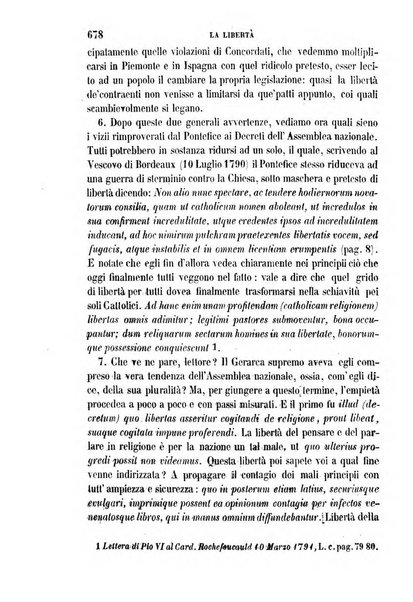 La civiltà cattolica pubblicazione periodica per tutta l'Italia