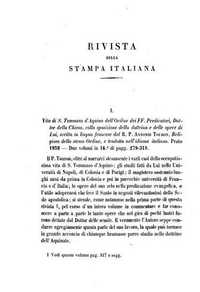 La civiltà cattolica pubblicazione periodica per tutta l'Italia