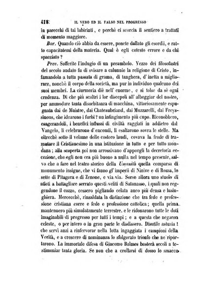 La civiltà cattolica pubblicazione periodica per tutta l'Italia