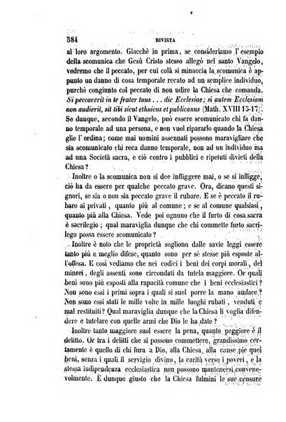 La civiltà cattolica pubblicazione periodica per tutta l'Italia