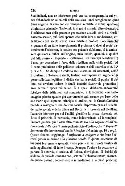 La civiltà cattolica pubblicazione periodica per tutta l'Italia