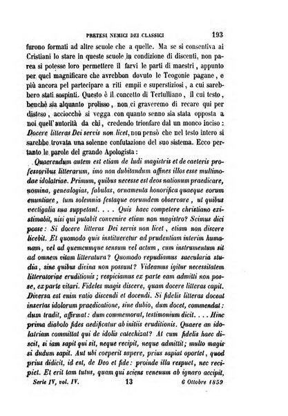 La civiltà cattolica pubblicazione periodica per tutta l'Italia