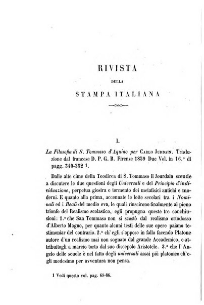 La civiltà cattolica pubblicazione periodica per tutta l'Italia