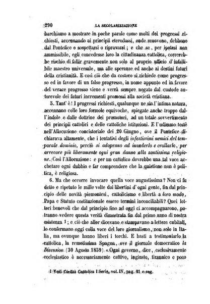 La civiltà cattolica pubblicazione periodica per tutta l'Italia