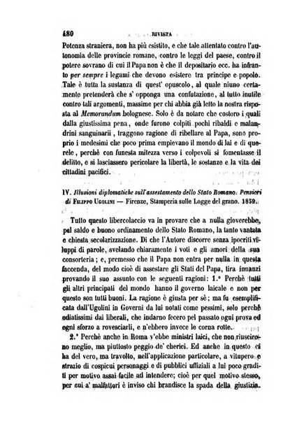 La civiltà cattolica pubblicazione periodica per tutta l'Italia