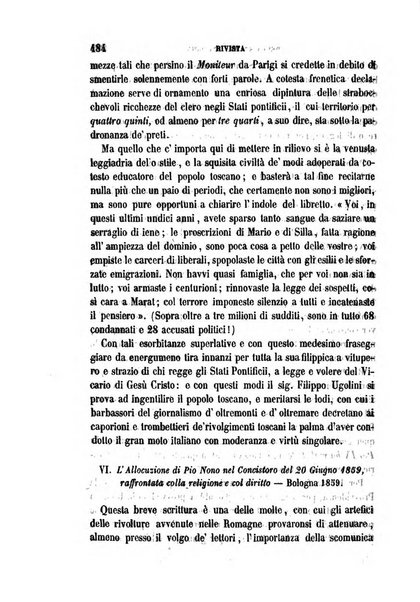 La civiltà cattolica pubblicazione periodica per tutta l'Italia