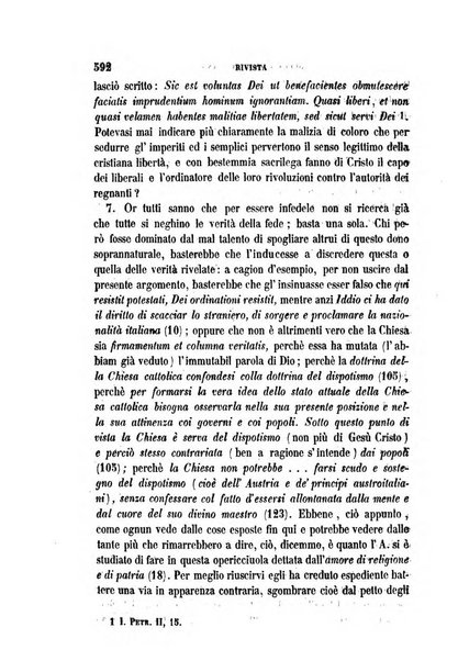 La civiltà cattolica pubblicazione periodica per tutta l'Italia