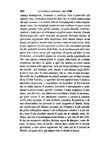 La civiltà cattolica pubblicazione periodica per tutta l'Italia