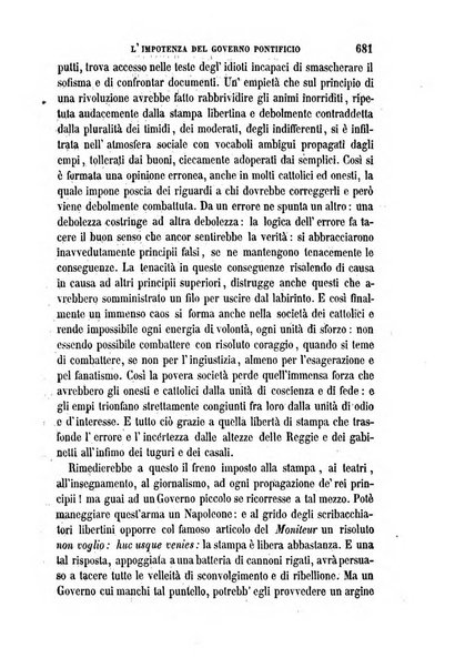 La civiltà cattolica pubblicazione periodica per tutta l'Italia