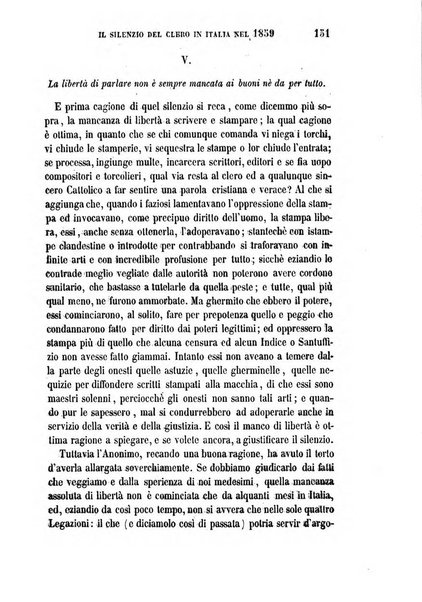 La civiltà cattolica pubblicazione periodica per tutta l'Italia