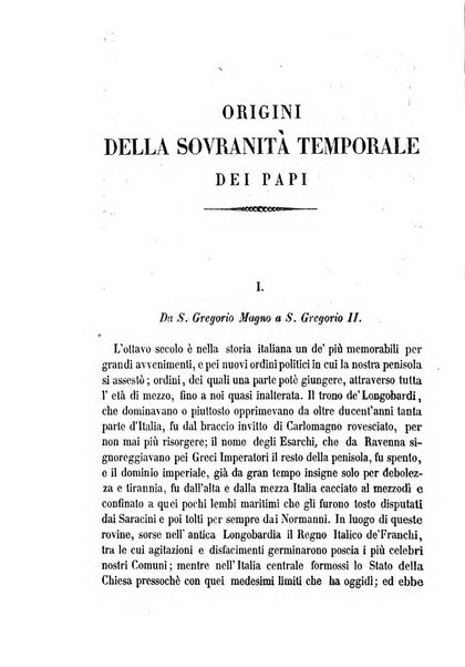 La civiltà cattolica pubblicazione periodica per tutta l'Italia