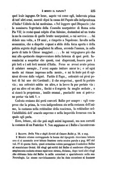 La civiltà cattolica pubblicazione periodica per tutta l'Italia