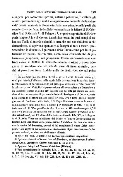 La civiltà cattolica pubblicazione periodica per tutta l'Italia