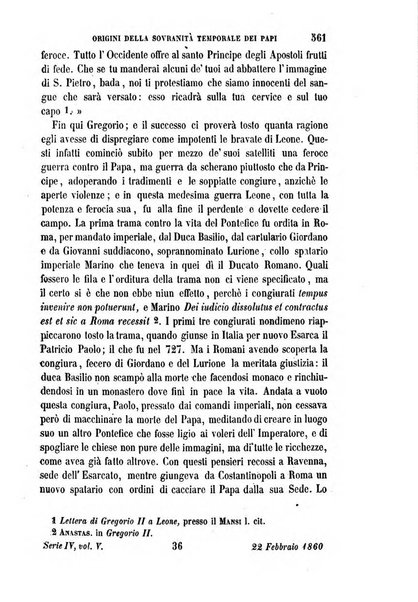 La civiltà cattolica pubblicazione periodica per tutta l'Italia