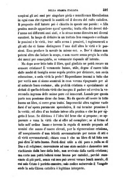 La civiltà cattolica pubblicazione periodica per tutta l'Italia