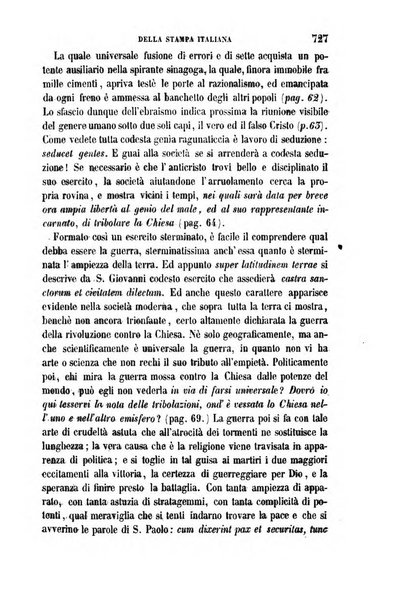 La civiltà cattolica pubblicazione periodica per tutta l'Italia