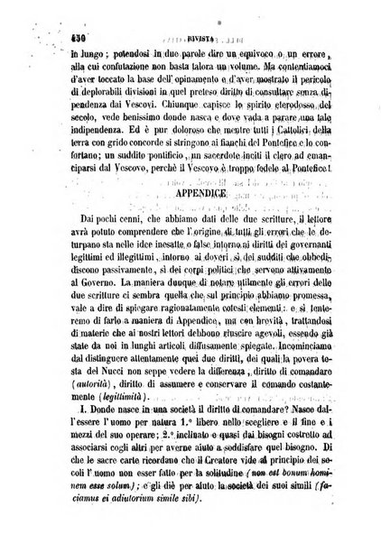 La civiltà cattolica pubblicazione periodica per tutta l'Italia