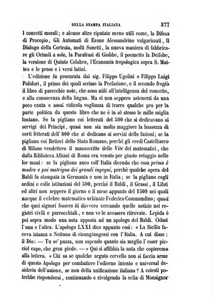 La civiltà cattolica pubblicazione periodica per tutta l'Italia