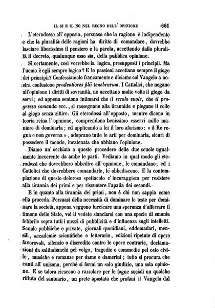 La civiltà cattolica pubblicazione periodica per tutta l'Italia