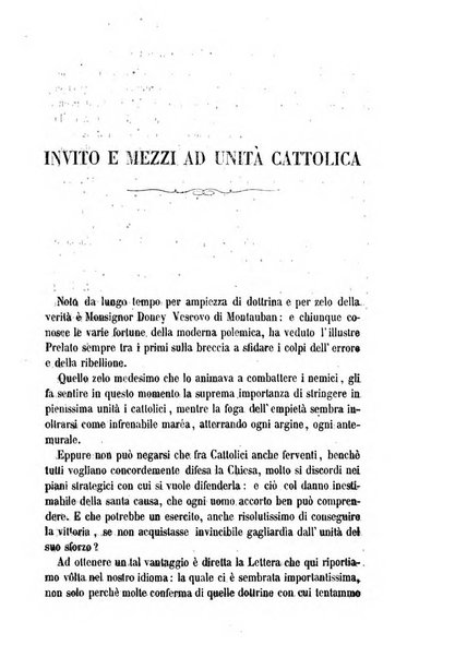 La civiltà cattolica pubblicazione periodica per tutta l'Italia