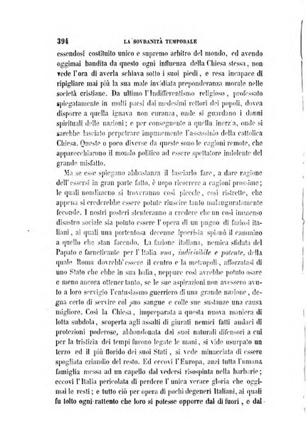 La civiltà cattolica pubblicazione periodica per tutta l'Italia