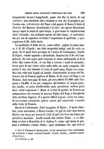 La civiltà cattolica pubblicazione periodica per tutta l'Italia