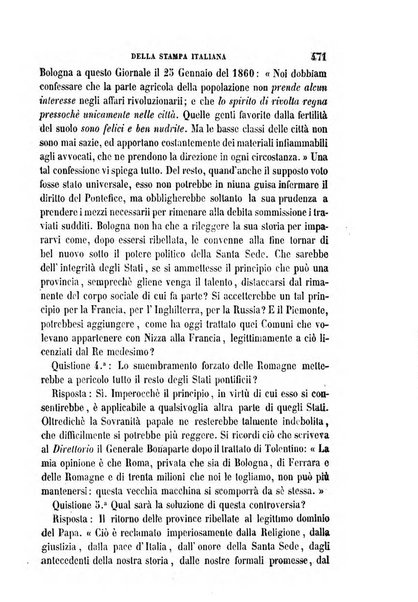 La civiltà cattolica pubblicazione periodica per tutta l'Italia