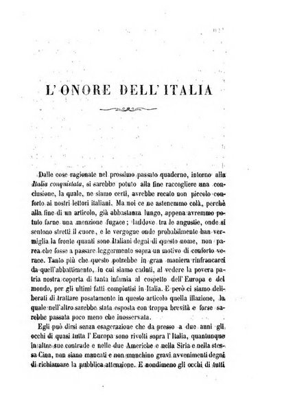 La civiltà cattolica pubblicazione periodica per tutta l'Italia