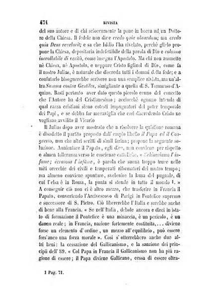 La civiltà cattolica pubblicazione periodica per tutta l'Italia