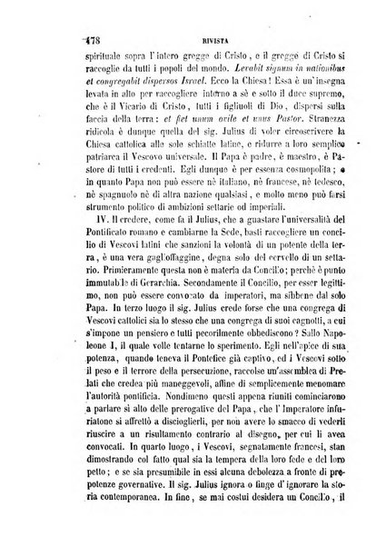 La civiltà cattolica pubblicazione periodica per tutta l'Italia