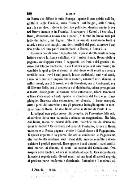 La civiltà cattolica pubblicazione periodica per tutta l'Italia