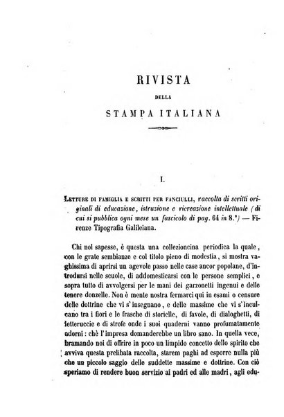 La civiltà cattolica pubblicazione periodica per tutta l'Italia