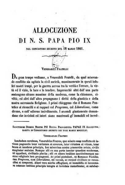 La civiltà cattolica pubblicazione periodica per tutta l'Italia