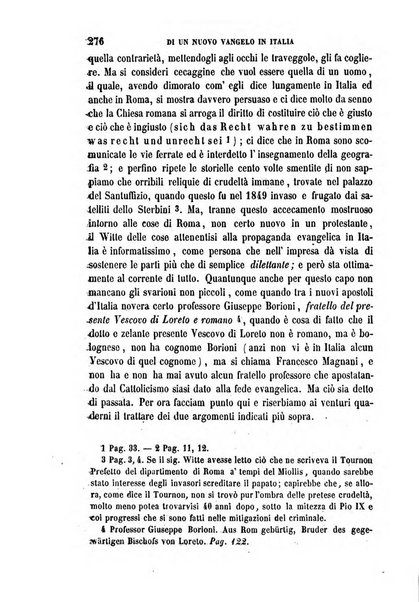 La civiltà cattolica pubblicazione periodica per tutta l'Italia