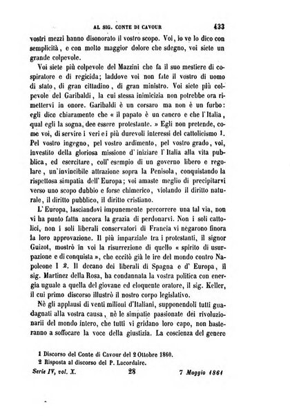 La civiltà cattolica pubblicazione periodica per tutta l'Italia