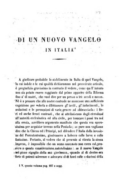 La civiltà cattolica pubblicazione periodica per tutta l'Italia