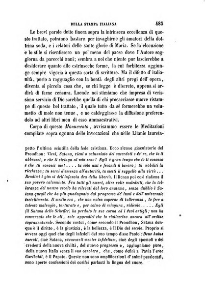 La civiltà cattolica pubblicazione periodica per tutta l'Italia