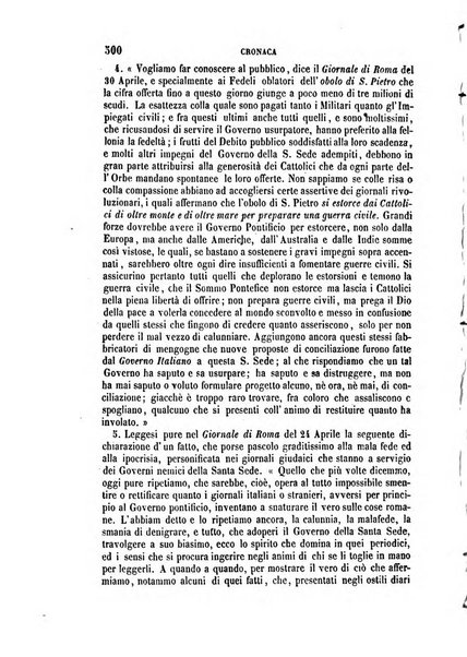 La civiltà cattolica pubblicazione periodica per tutta l'Italia