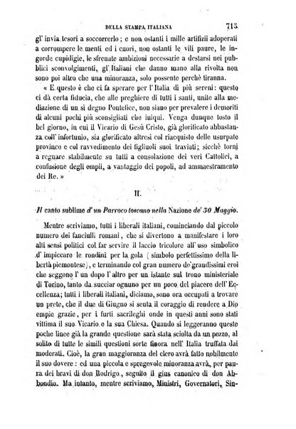 La civiltà cattolica pubblicazione periodica per tutta l'Italia