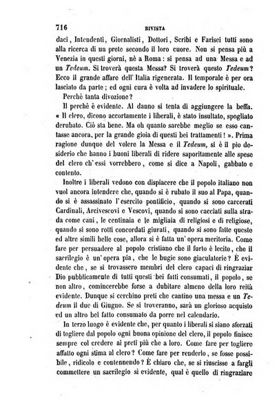 La civiltà cattolica pubblicazione periodica per tutta l'Italia