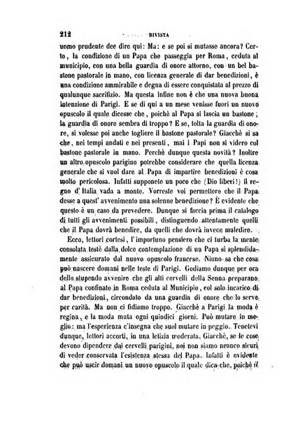 La civiltà cattolica pubblicazione periodica per tutta l'Italia