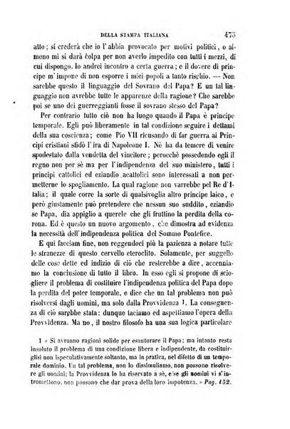 La civiltà cattolica pubblicazione periodica per tutta l'Italia