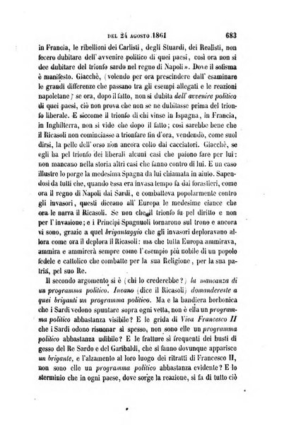 La civiltà cattolica pubblicazione periodica per tutta l'Italia