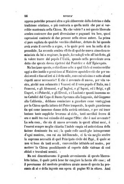 La civiltà cattolica pubblicazione periodica per tutta l'Italia