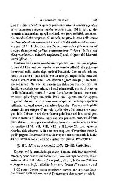 La civiltà cattolica pubblicazione periodica per tutta l'Italia