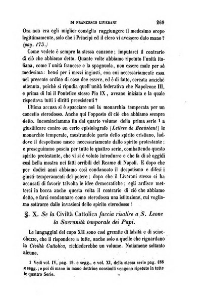 La civiltà cattolica pubblicazione periodica per tutta l'Italia