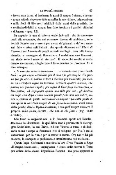 La civiltà cattolica pubblicazione periodica per tutta l'Italia