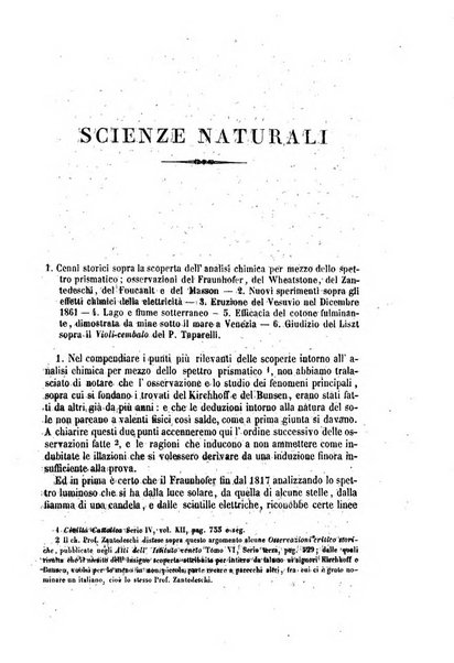 La civiltà cattolica pubblicazione periodica per tutta l'Italia