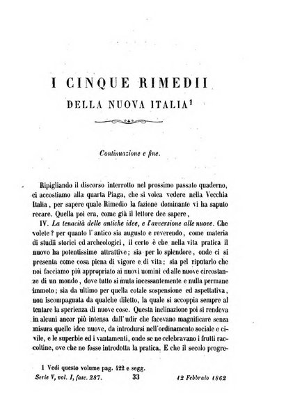 La civiltà cattolica pubblicazione periodica per tutta l'Italia